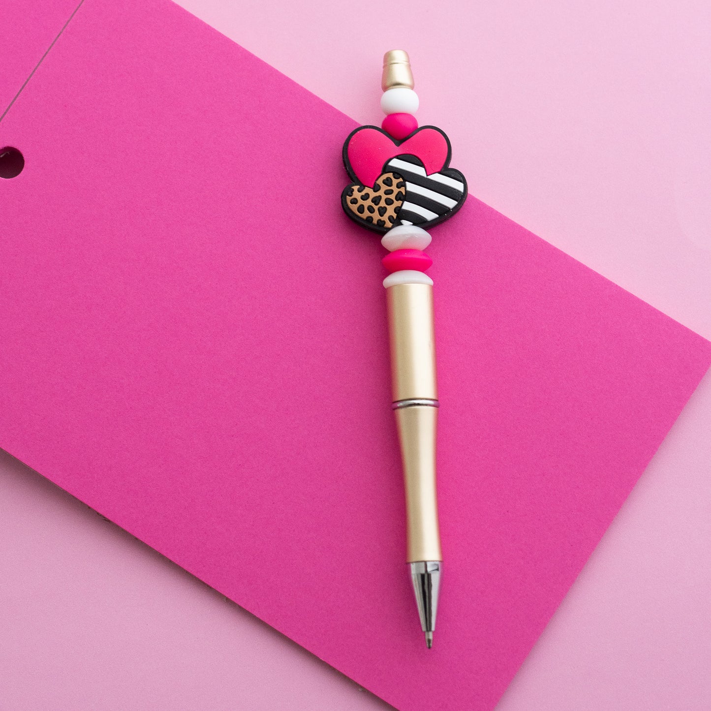 Shop the Image All the Love Pen made with silicone beads from Cara & Co Craft Supply