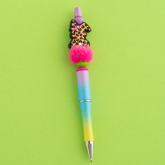 Cottontail Cutie Pen Shop the Image with silicone beads for crafting from Cara & Co Craft Supply