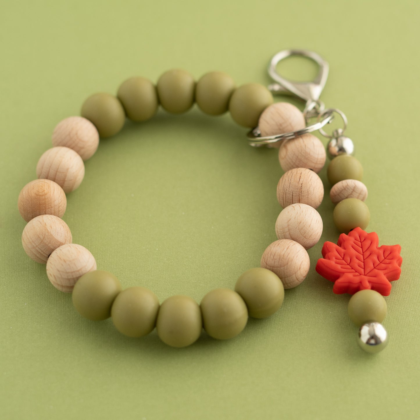 Maple Forest Wristlet Shop the Image silicone bead crafting from Cara & Co