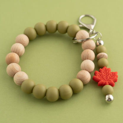 Maple Forest Wristlet Shop the Image silicone bead crafting from Cara & Co