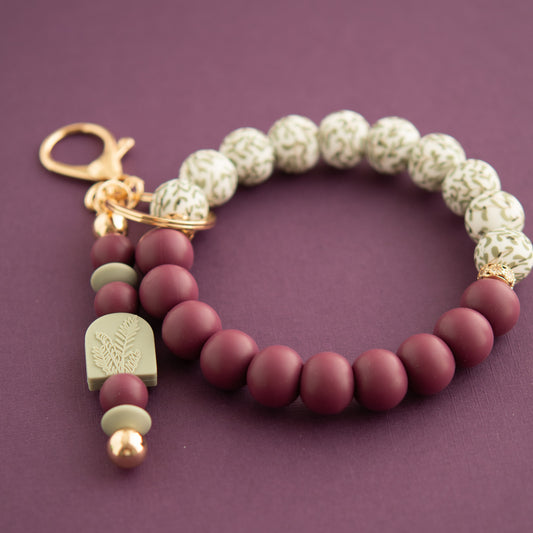 Mulled Berry Wristlet Shop the Image silicone bead crafting from Cara & Co 