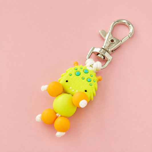 Martian Monster Zipper Pet Shop the Image for silicone bead crafting from Cara & Co