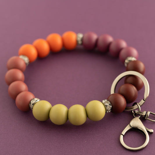 Shop The Image Fall Vibes Wristlet silicone bead crafting from Cara & Co Craft Supply