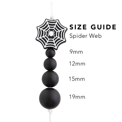 Spider Web Silicone Focal Beads for silicone bead crafting from Cara & Co Craft Supply