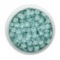 Accent Beads Frosted Flowers Mint from Cara & Co Craft Supply