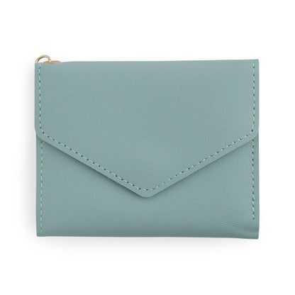 Accessories Mini Trifold Wallets Dusky Blue from Cara & Co Craft Supply