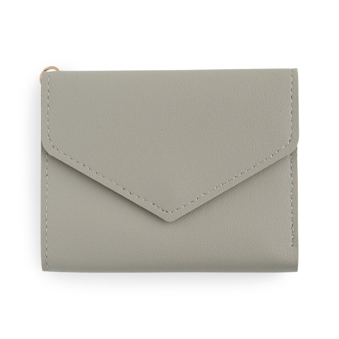 Accessories Mini Trifold Wallets Light Grey from Cara & Co Craft Supply
