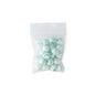 Acrylic Round Beads Crackled Paint Blue AB from Cara & Co Craft Supply