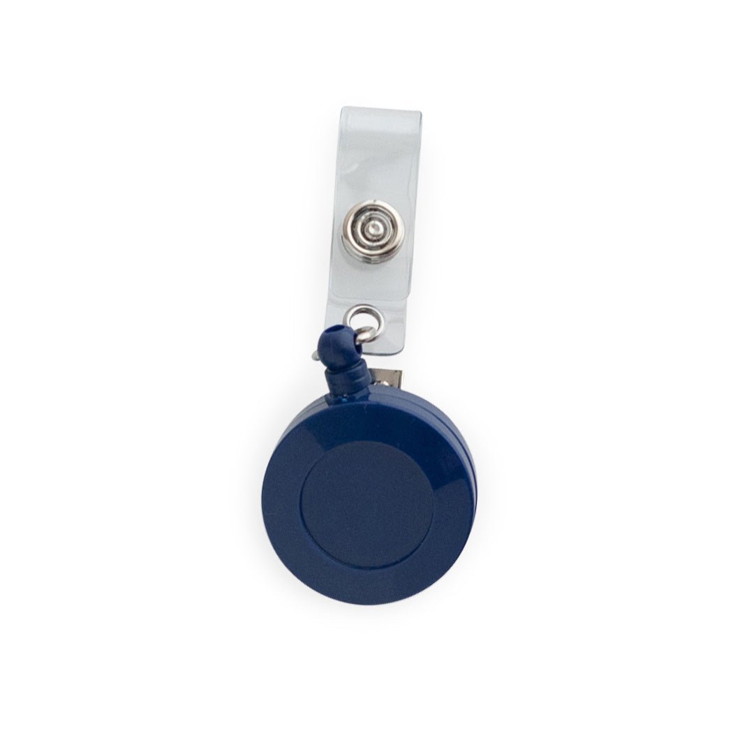 Beadables Badge Reels Navy Peony from Cara & Co Craft Supply