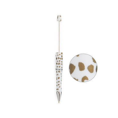 Beadables Pens - Plastic - Printed Gold Spots from Cara & Co Craft Supply