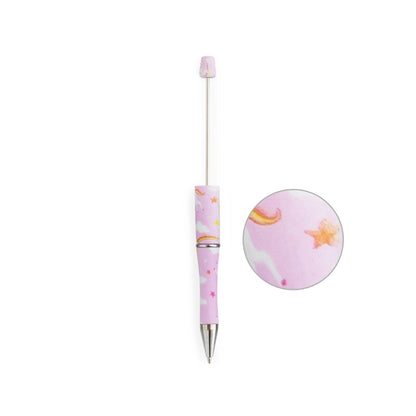 Beadables Pens - Plastic - Printed Pink Sky from Cara & Co Craft Supply