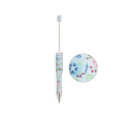 Beadables Pens - Plastic - Printed Spring Floral from Cara & Co Craft Supply