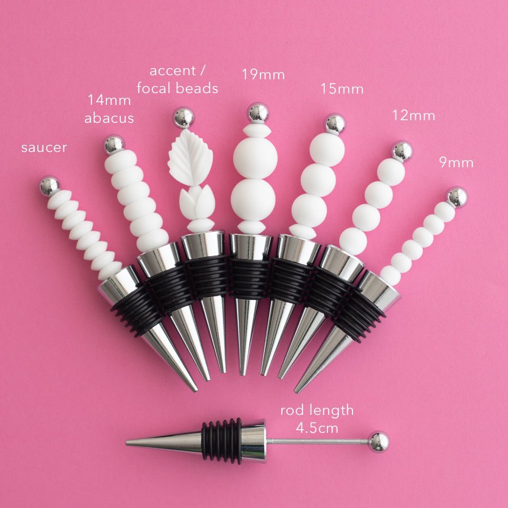 Beadables Wine Stoppers from Cara & Co Craft Supply