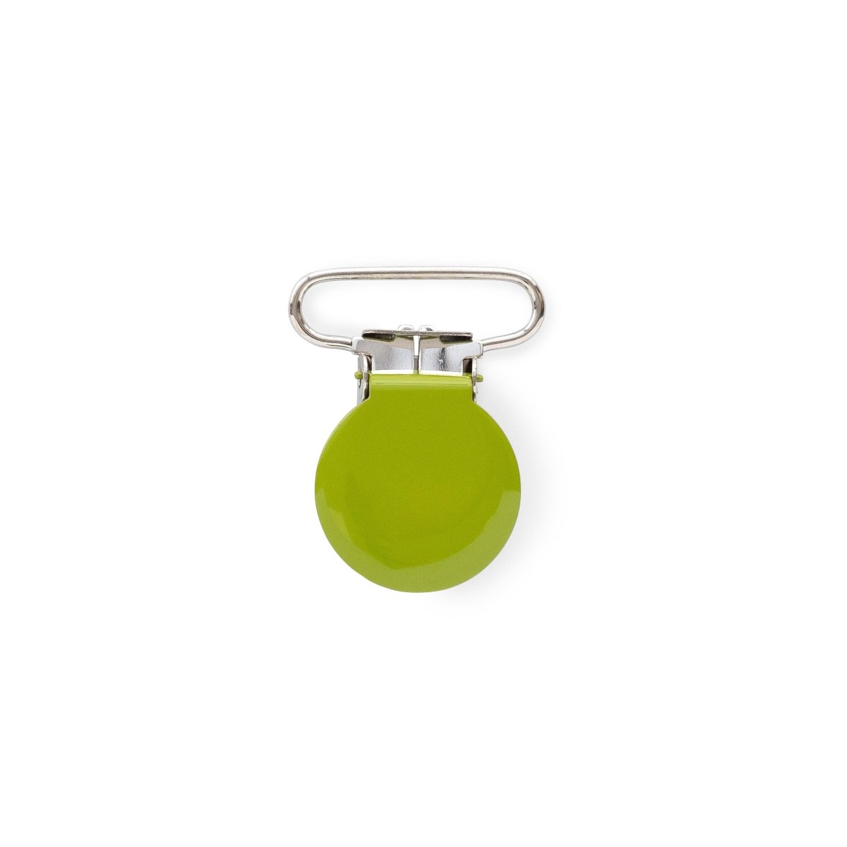 Clips Metal Rounds Chartreuse Green from Cara & Co Craft Supply