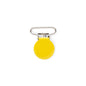 Clips Metal Rounds Sunshine Yellow from Cara & Co Craft Supply