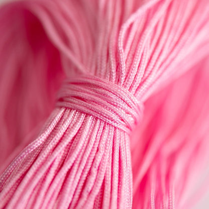 Cording Nylon Cord .8mm - Bundles Cotton Candy Pink from Cara & Co Craft Supply