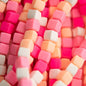 Heishi Bead Strands Polymer Clay Beads - Cubes Multi - Pink from Cara & Co Craft Supply