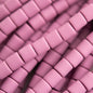 Heishi Bead Strands Polymer Clay Beads - Cylinder Purple from Cara & Co Craft Supply