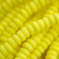 Heishi Bead Strands Polymer Clay Beads - Rondelle Neon Yellow from Cara & Co Craft Supply