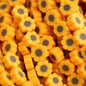 Heishi Bead Strands Polymer Clay Sunflowers from Cara & Co Craft Supply