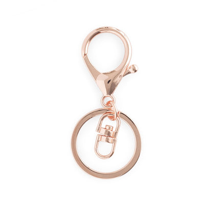 Key Rings Premium Keyring & Clips Soft Rose Gold from Cara & Co Craft Supply