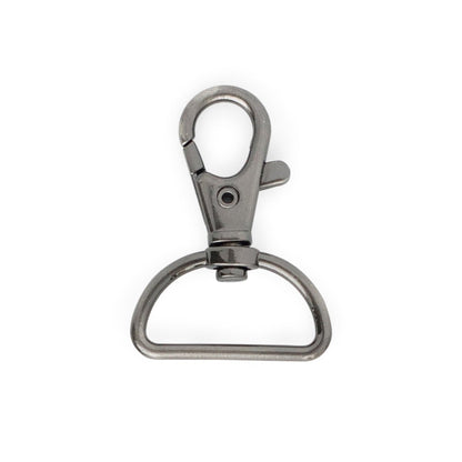 Lanyards Premium Lanyard Clip - Large Hook Brushed Gunmetal from Cara & Co Craft Supply