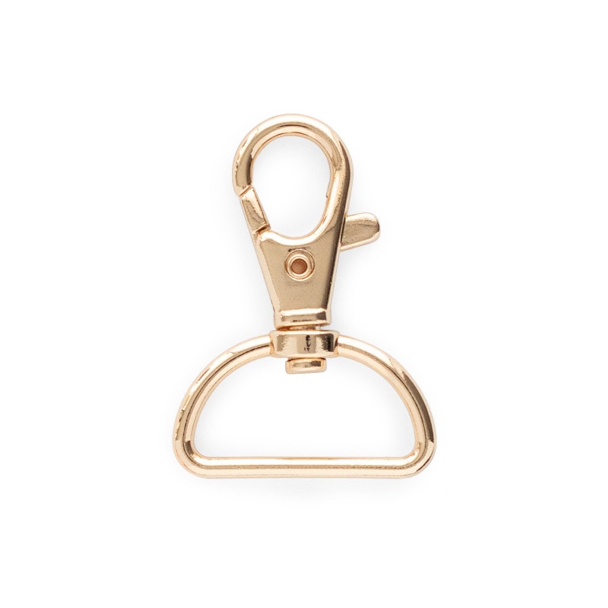 Lanyards Premium Lanyard Clip - Large Hook Soft Gold from Cara & Co Craft Supply