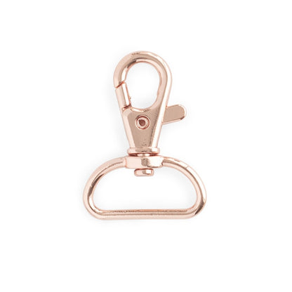 Lanyards Premium Lanyard Clip - Large Hook Soft Rose Gold from Cara & Co Craft Supply