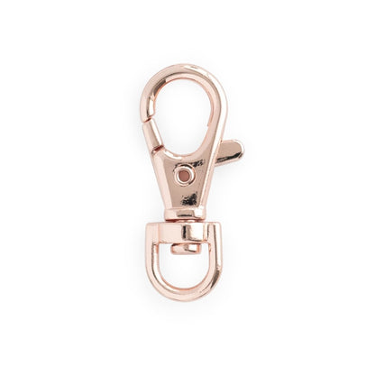 Lanyards Premium Lanyard Clip - Small Hook Soft Rose Gold from Cara & Co Craft Supply