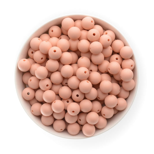 LAST CHANCE 12mm Round Dusty Rose from Cara & Co Craft Supply