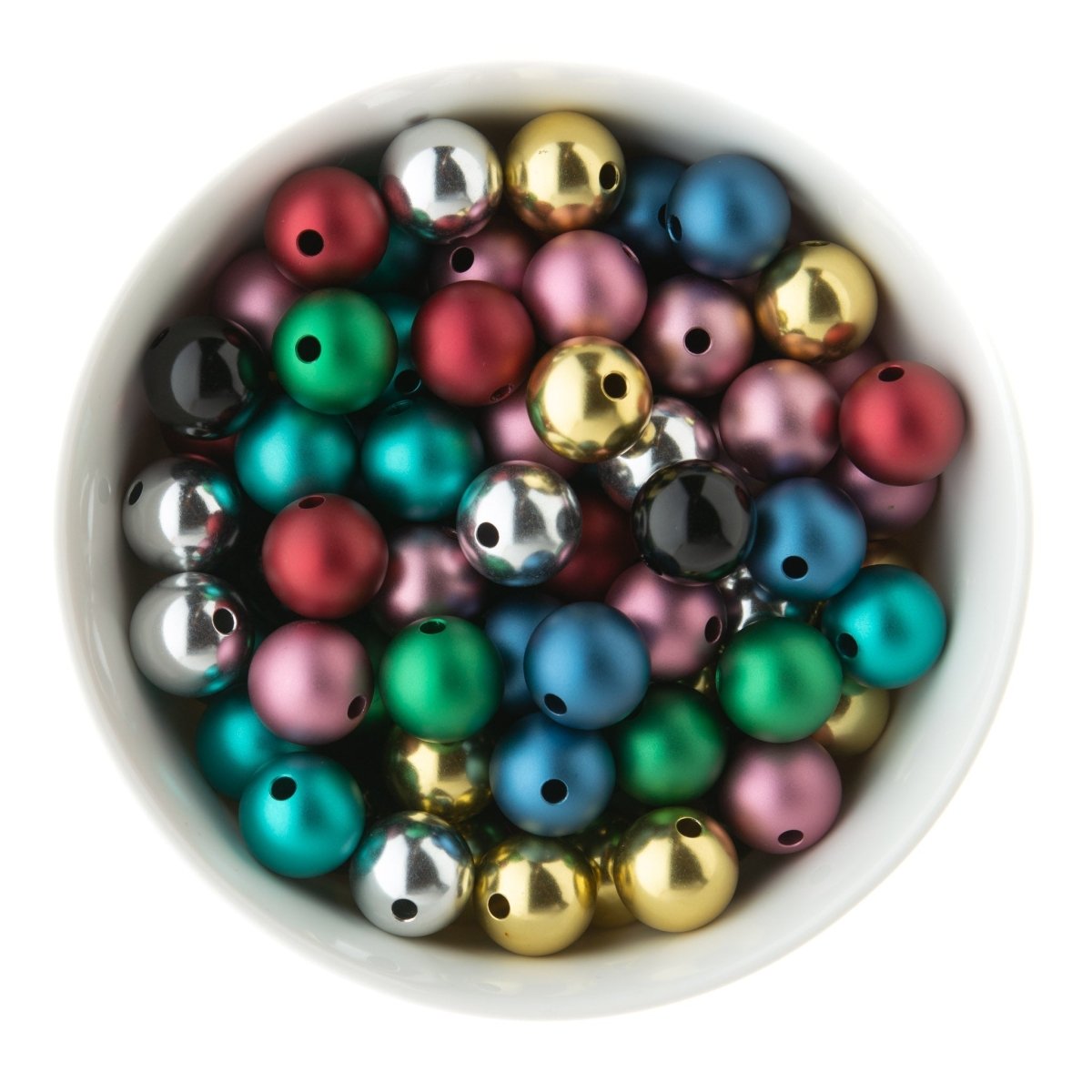 LAST CHANCE Aluminum Bead Packs 12mm from Cara & Co Craft Supply