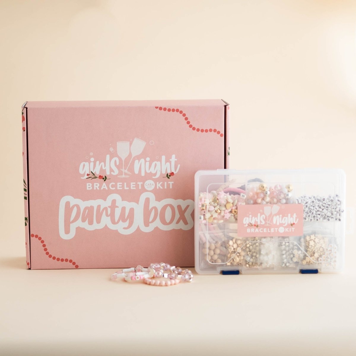 Party Boxes Party Box Girls Night Bracelet Kit from Cara & Co Craft Supply