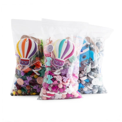 Silicone Bead Packs GRAB BAGS! Ice Ice Baby from Cara & Co Craft Supply