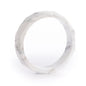 Silicone Bracelets Faceted Bracelets White Marble from Cara & Co Craft Supply