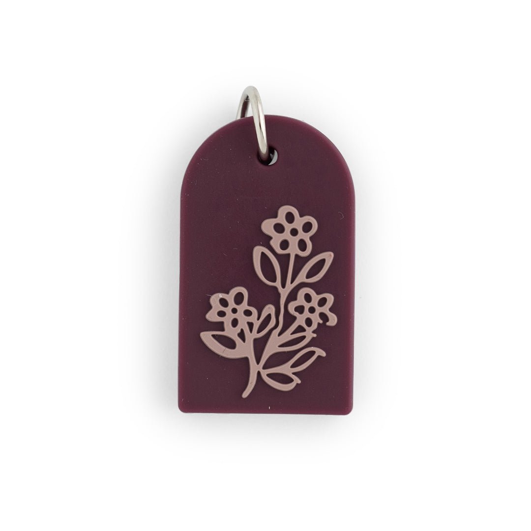 Silicone Charms Floral Arches Mystic Mulberry from Cara & Co Craft Supply