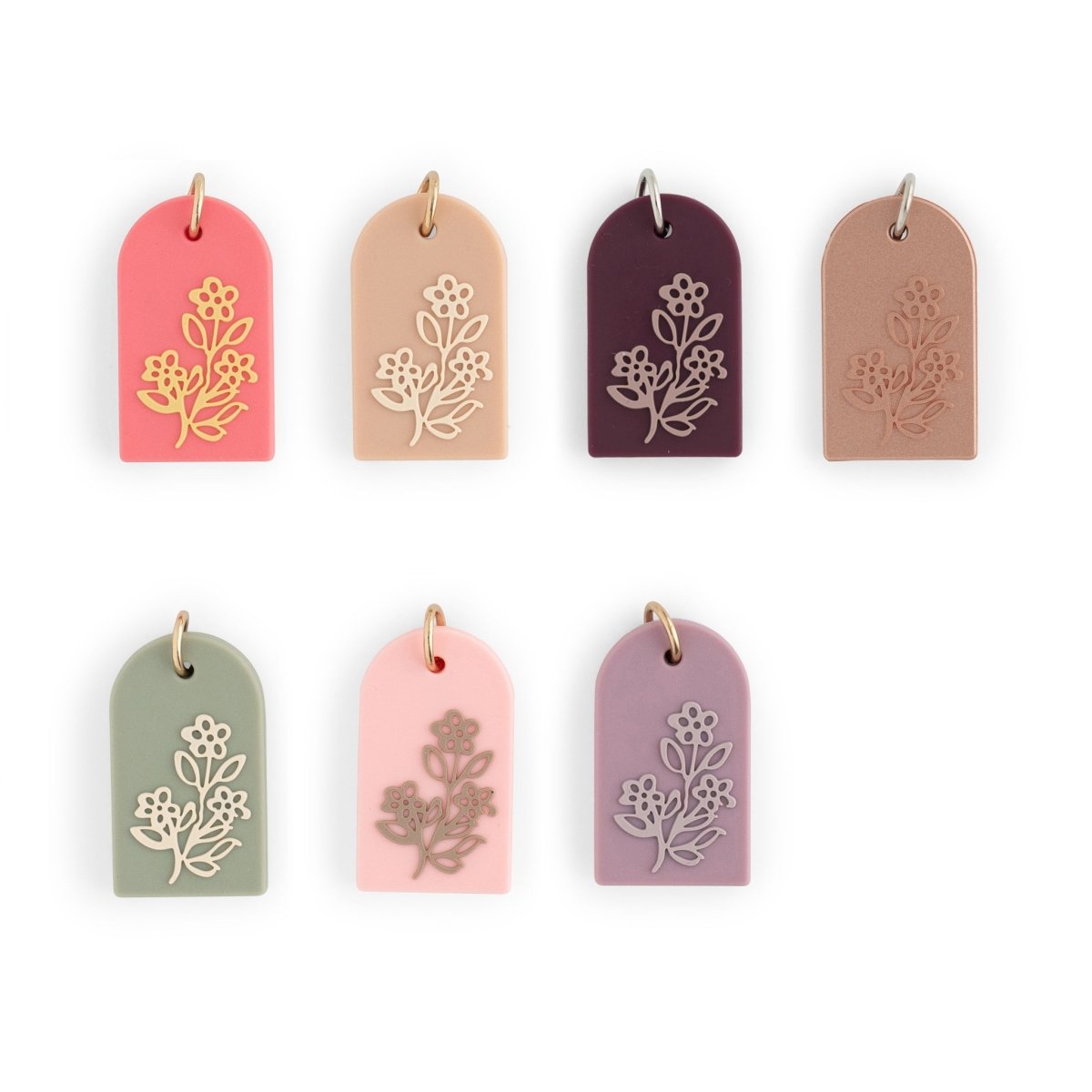 Silicone Charms Floral Arches Starburst from Cara & Co Craft Supply