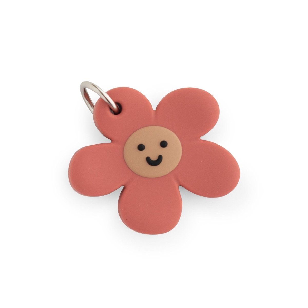 Silicone Charms Flowers Burgundy Rose from Cara & Co Craft Supply