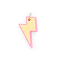 Silicone Charms Lightning Bolts Cotton Candy Pink from Cara & Co Craft Supply