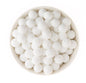 Silicone Focal Beads Beehives White from Cara & Co Craft Supply