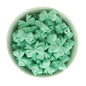 Silicone Focal Beads Bows Mint from Cara & Co Craft Supply