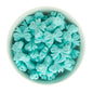 Silicone Focal Beads Bows Robin's Egg Blue from Cara & Co Craft Supply