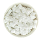 Silicone Focal Beads Bows White from Cara & Co Craft Supply