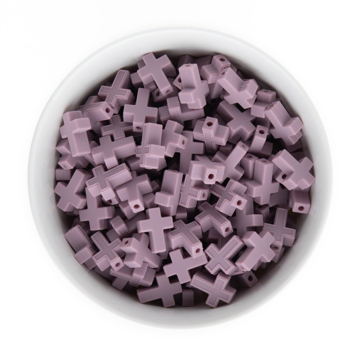 Cross Silicone Focal Beads