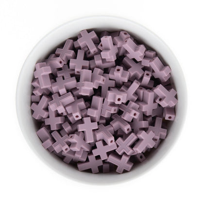 Cross Silicone Focal Beads