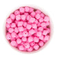 Silicone Focal Beads Diamonds Cotton Candy Pink from Cara & Co Craft Supply