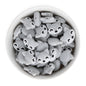 Silicone Focal Beads Fox Glacier Grey from Cara & Co Craft Supply