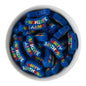 Silicone Focal Beads Happy Birthday from Cara & Co Craft Supply