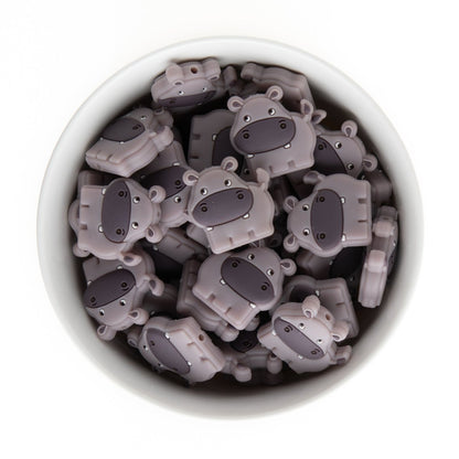 Silicone Focal Beads Hippos from Cara & Co Craft Supply