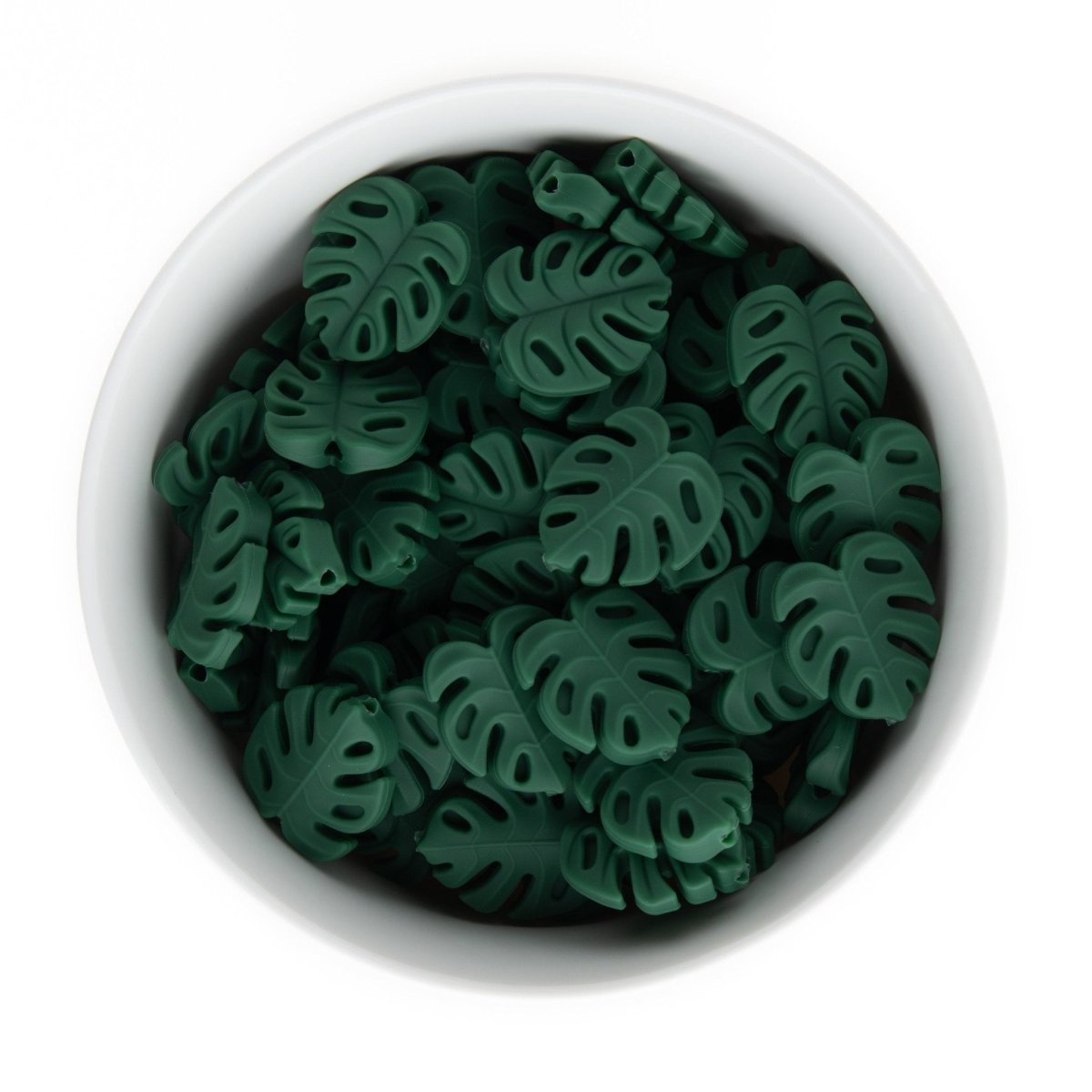Silicone Focal Beads Monstera Leaves English Ivy from Cara & Co Craft Supply