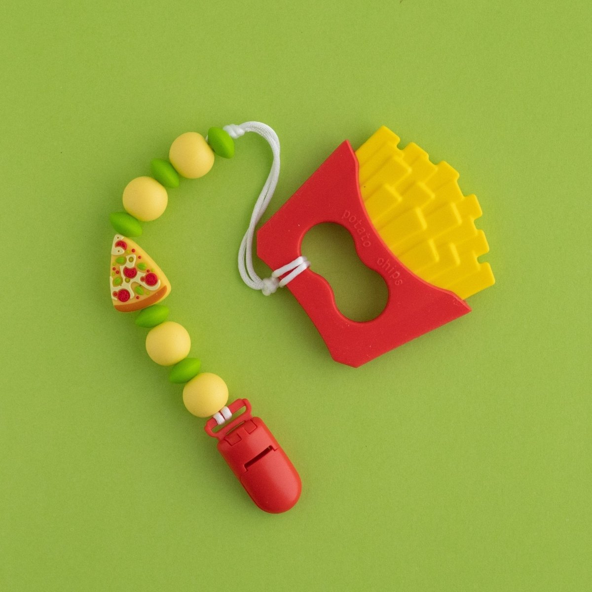 Silicone Focal Beads Pizzas from Cara & Co Craft Supply